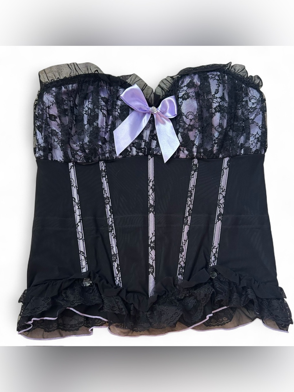 Black Burlesque Corset